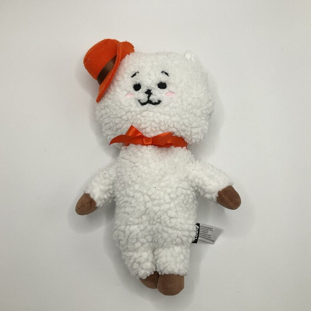 BT21 Friendly RJ Orange Hat and Bow Plush Stuffed Toy
